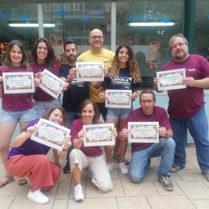 Foto part de l'equip del Centre Sant Jaume